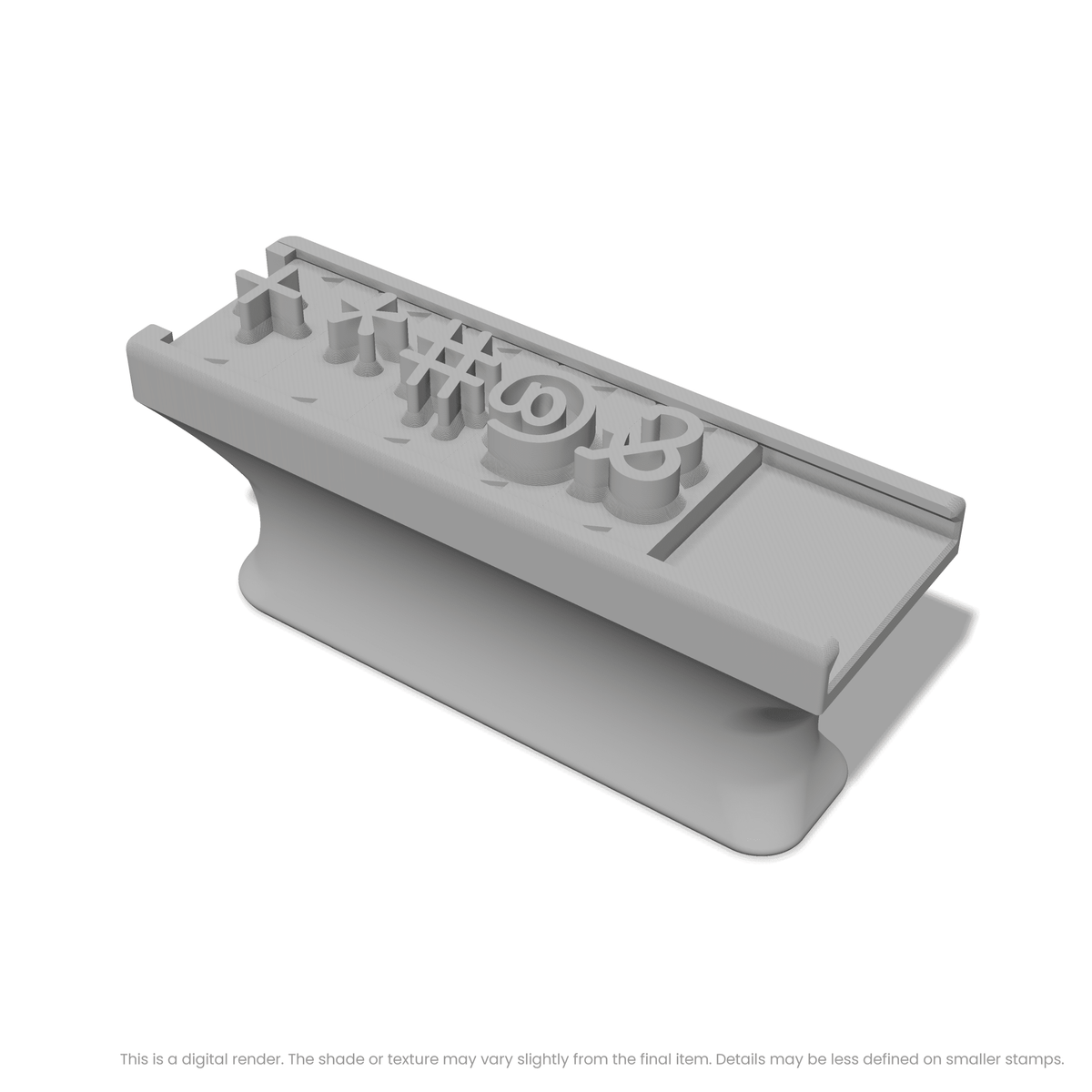 Courier Prime | Font Rail Stamp Sets | Letters, Numbers, and Symbols