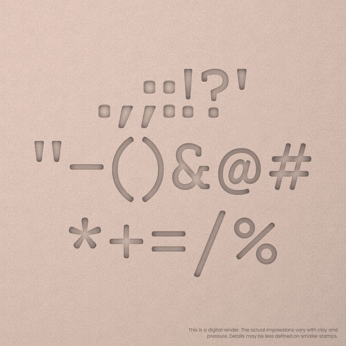 Courier Prime | Font Rail Stamp Sets | Letters, Numbers, and Symbols