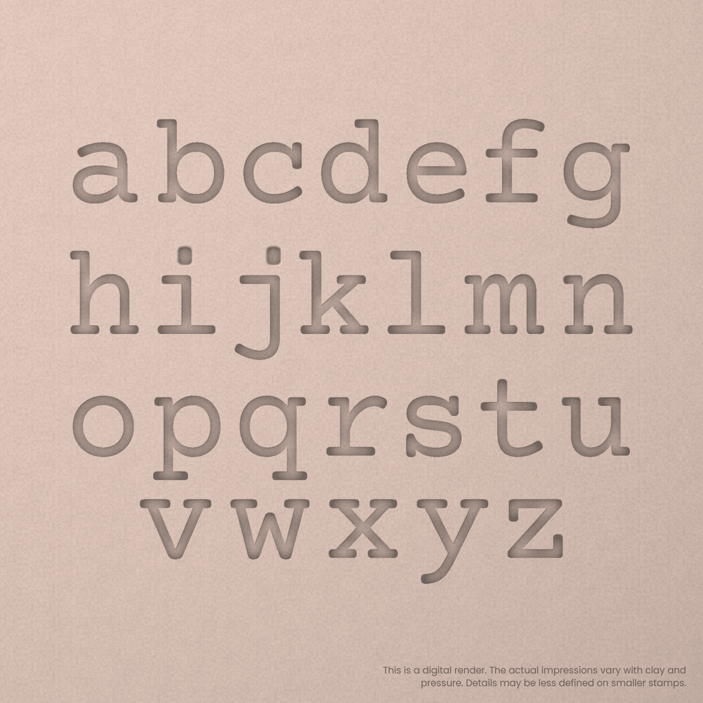 Courier Prime | Font Rail Stamp Sets | Letters, Numbers, and Symbols
