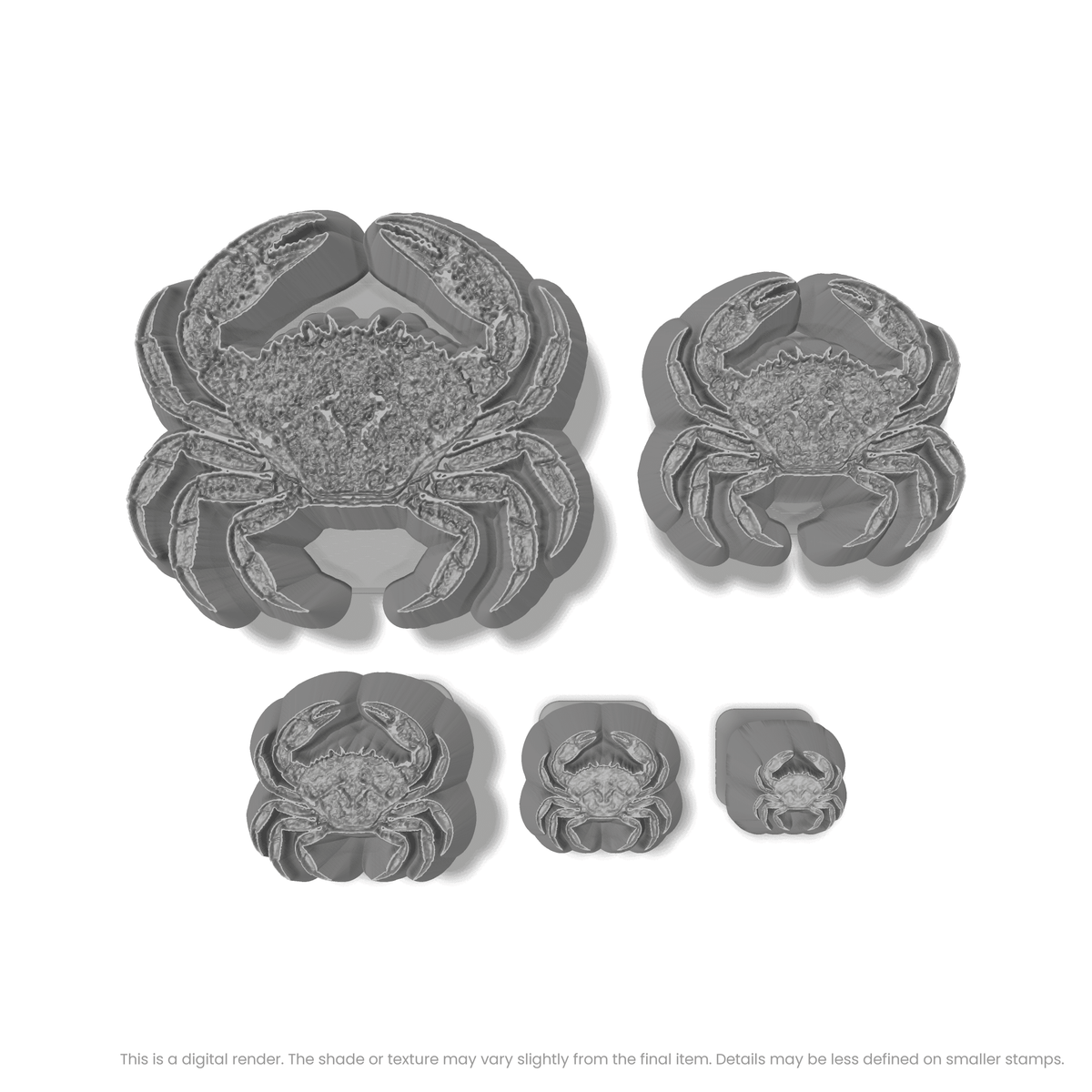 Crab Stamps - Photo Textured
