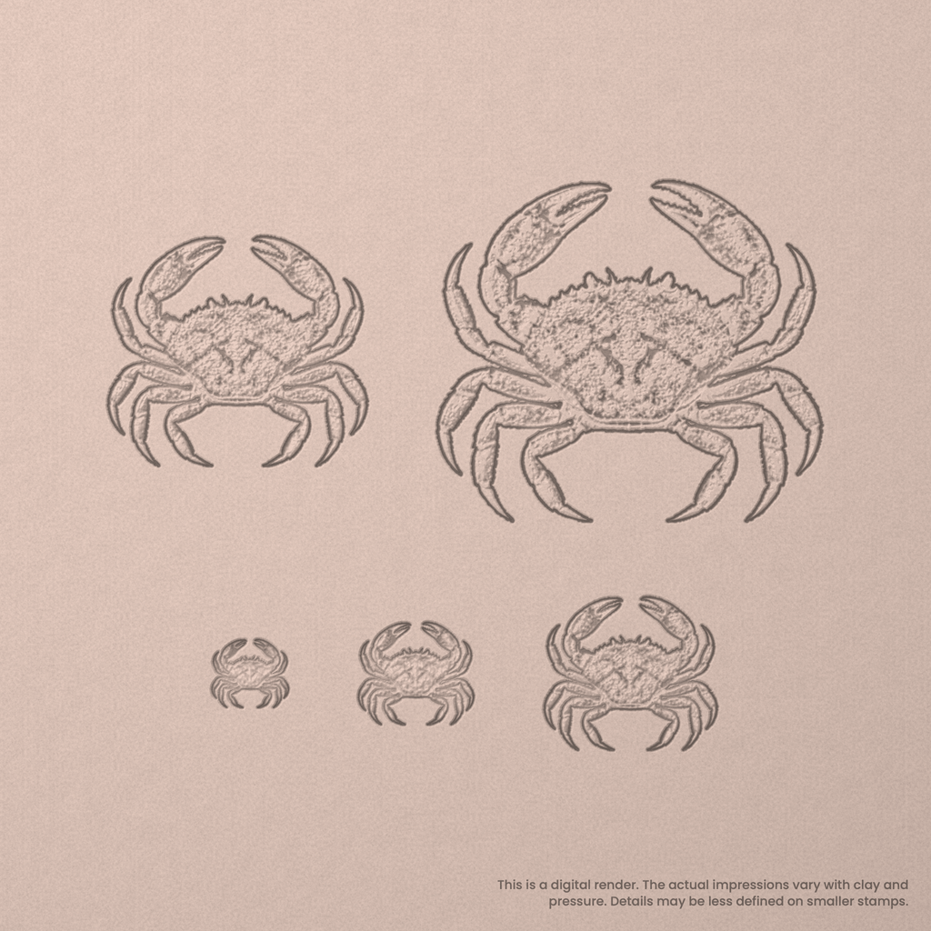 Crab Stamps - Photo Textured