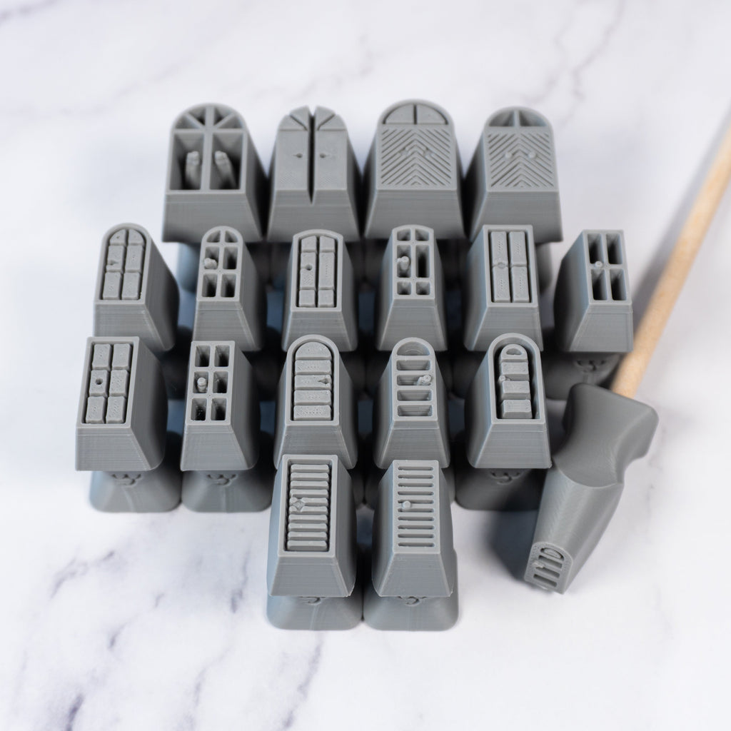 Door Stamp Set of 18