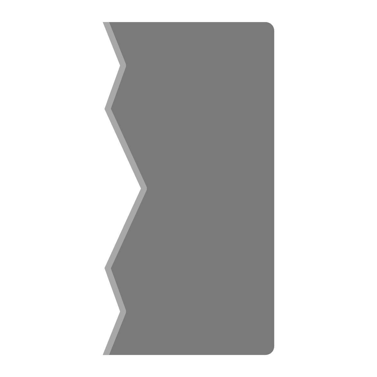 Faceted Peak Rib