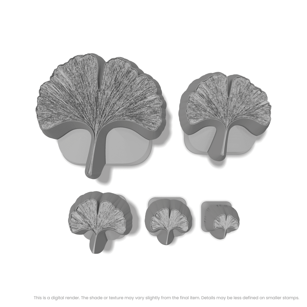 Ginko Leaf Stamps - Photo Textured
