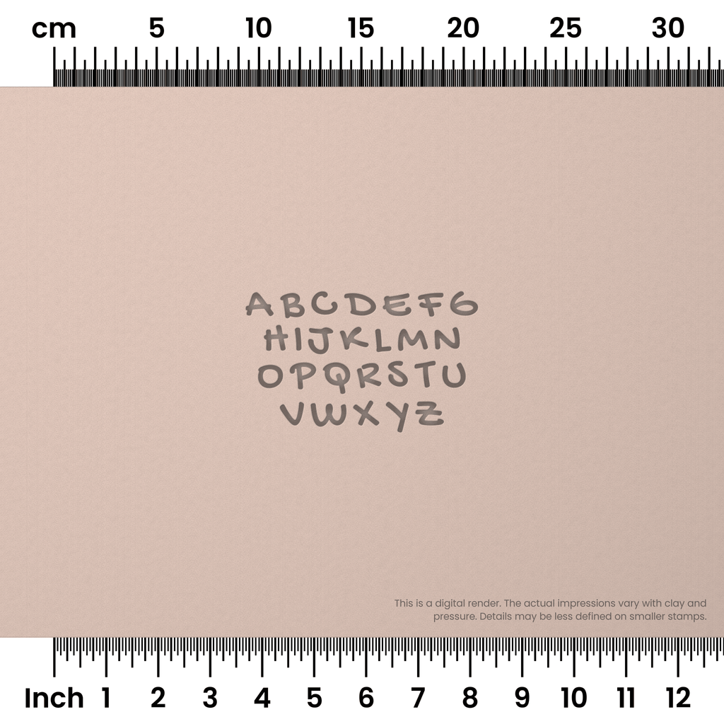 Gochi Hand | All Caps | Alphabet Stamp Sets