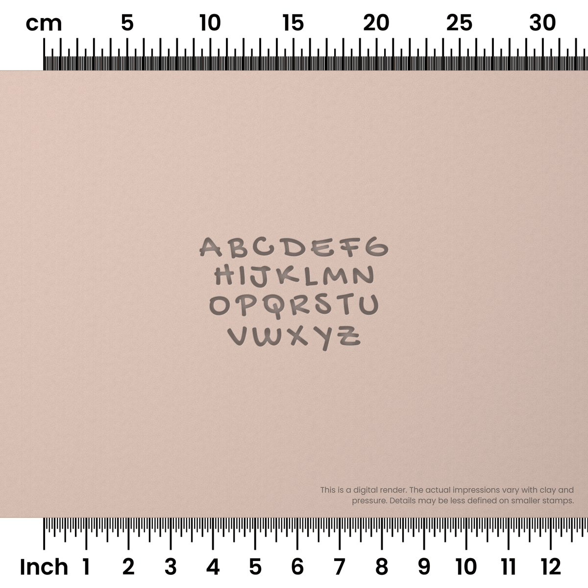 Gochi Hand | All Caps | Alphabet Stamp Sets