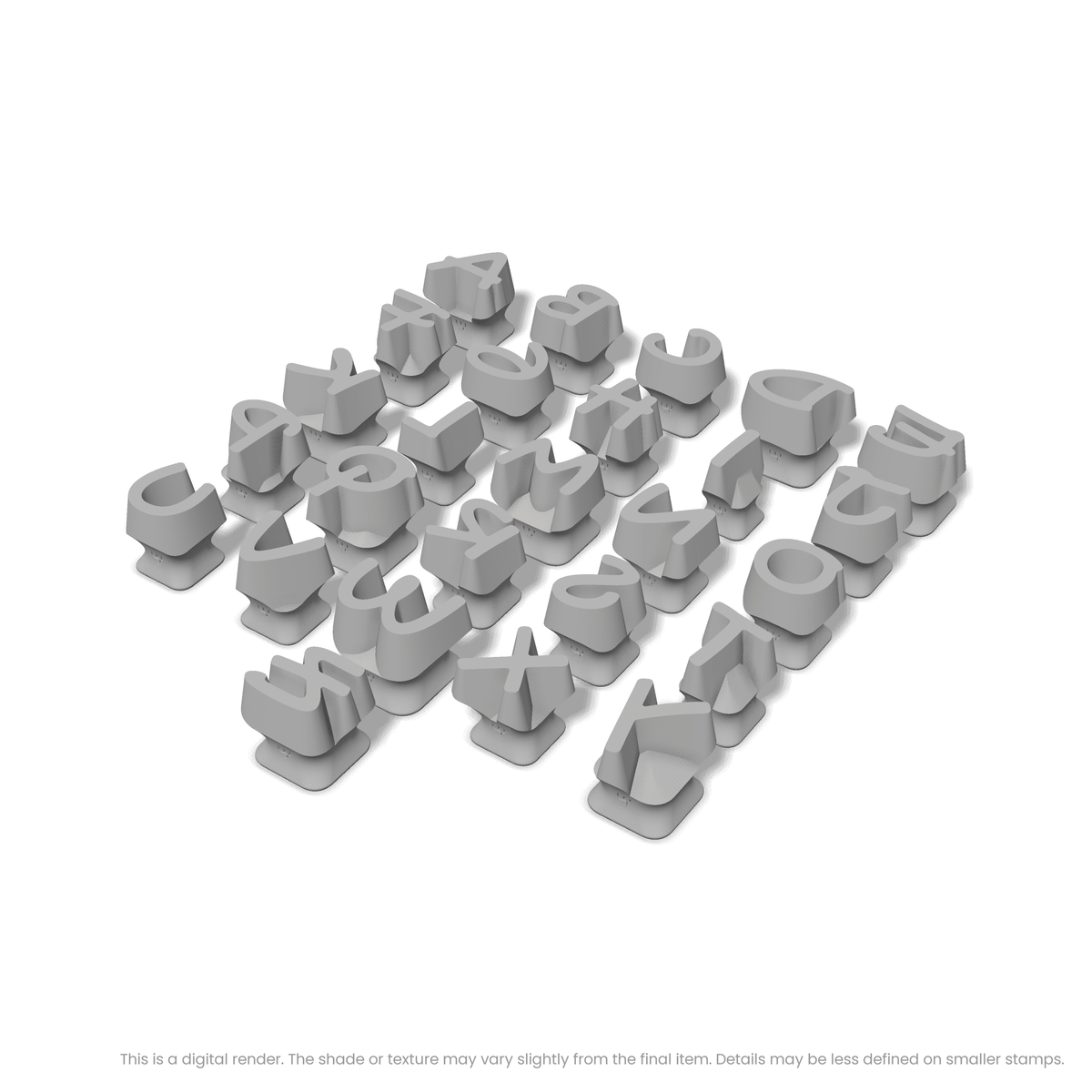 Gochi Hand | All Caps | Alphabet Stamp Sets