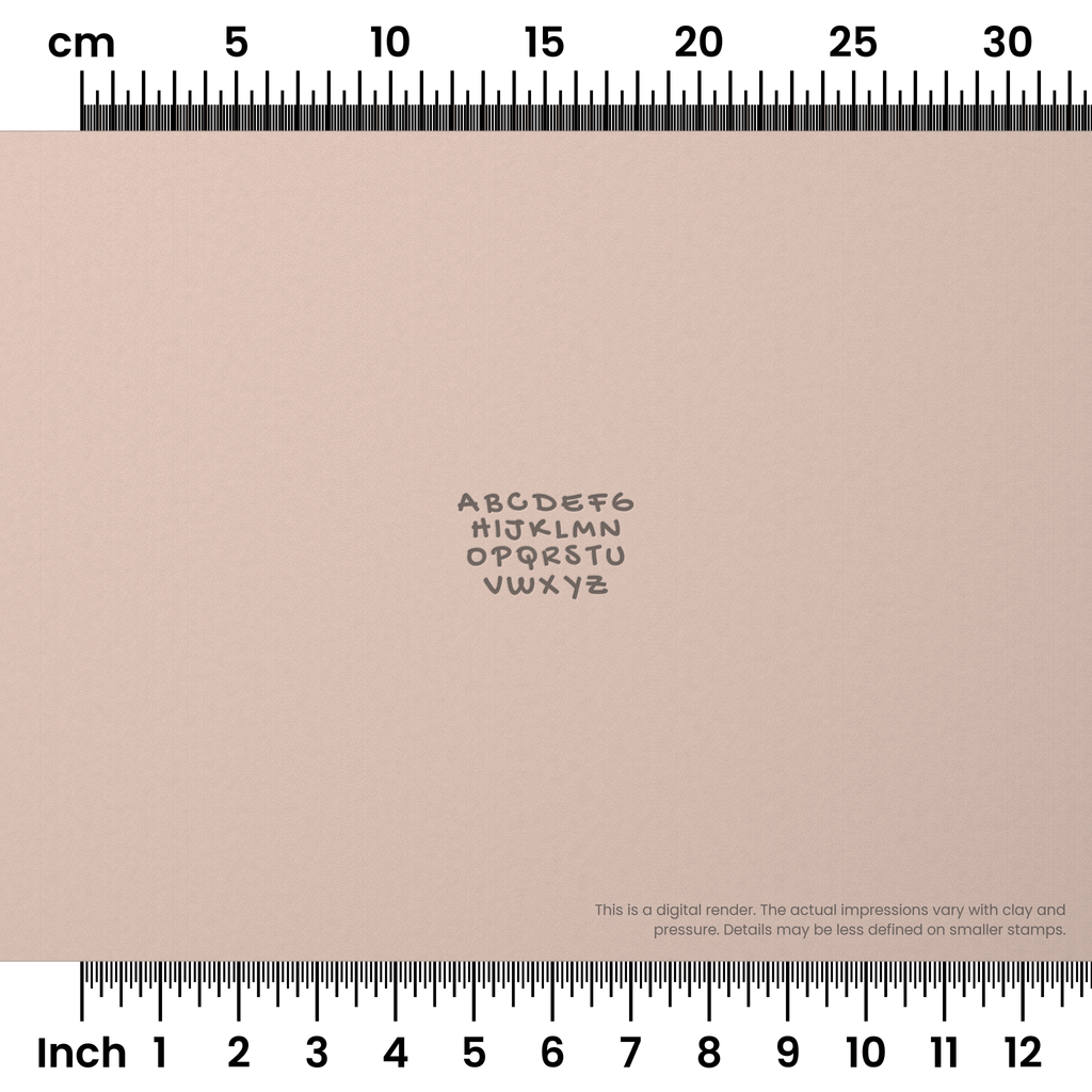 Gochi Hand | All Caps | Alphabet Stamp Sets