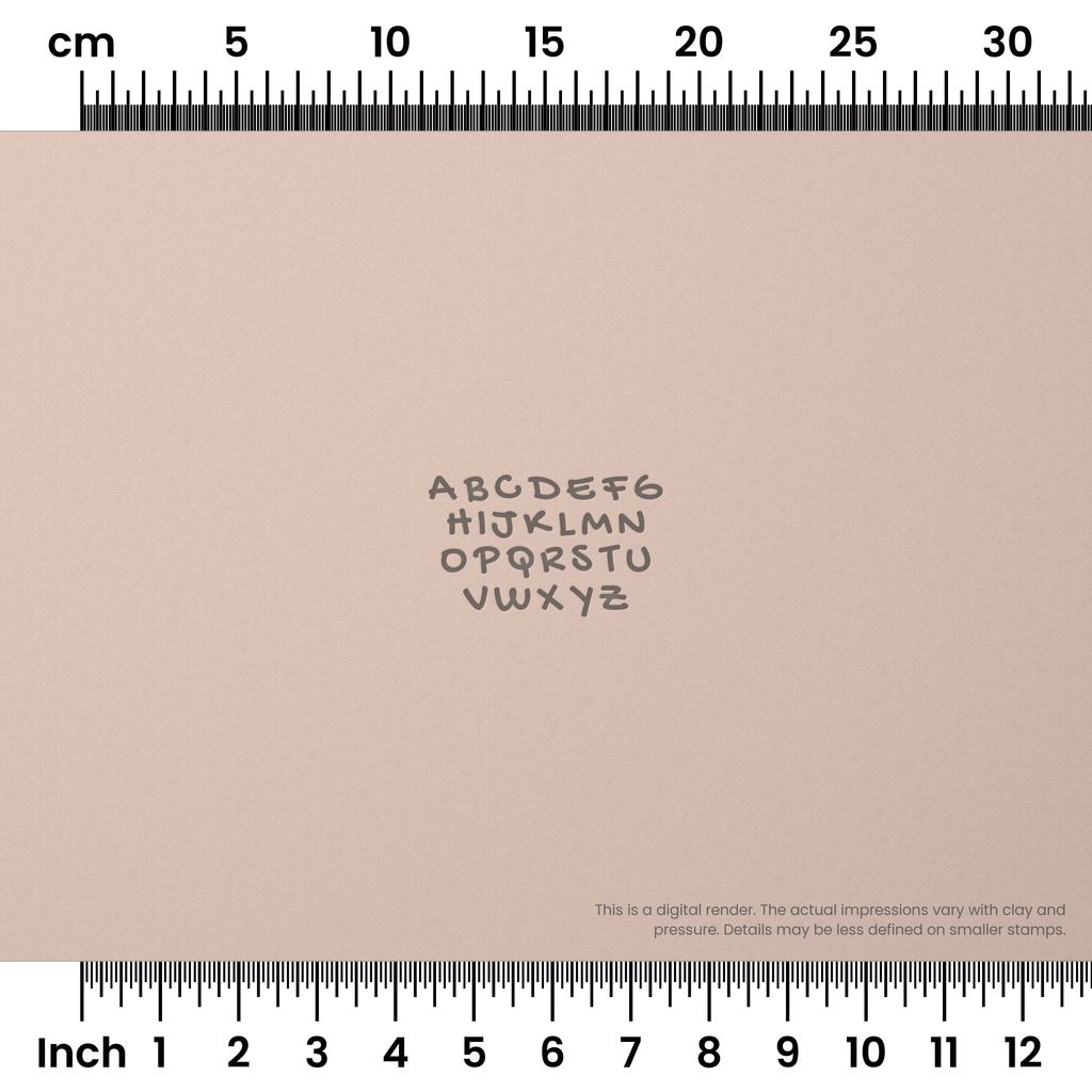 Gochi Hand | All Caps | Alphabet Stamp Sets