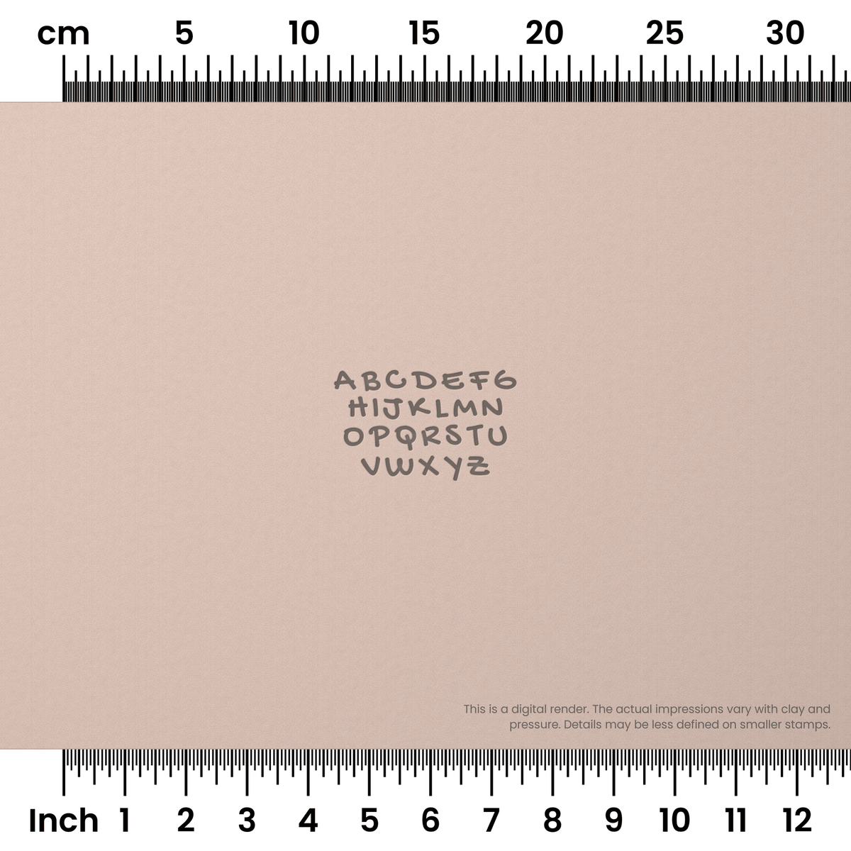 Gochi Hand | All Caps | Alphabet Stamp Sets