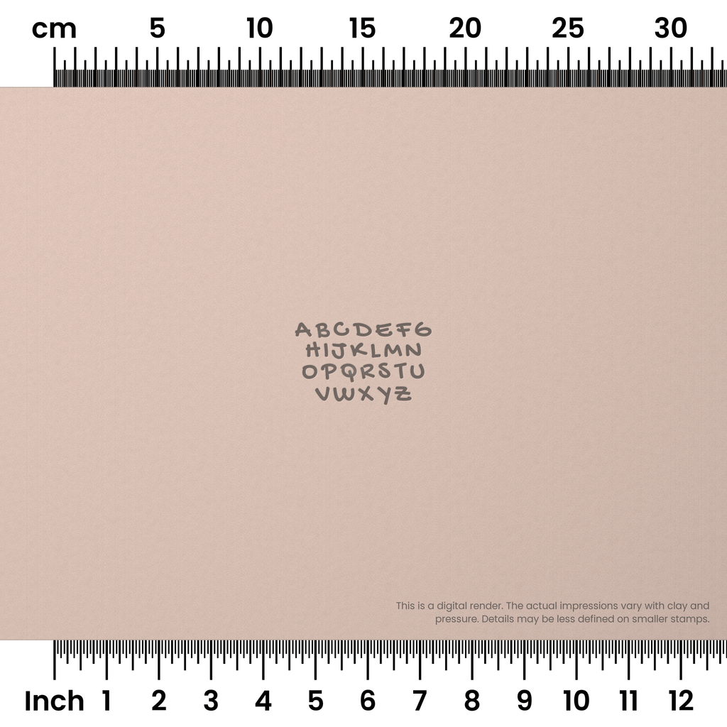 Gochi Hand | All Caps | Alphabet Stamp Sets