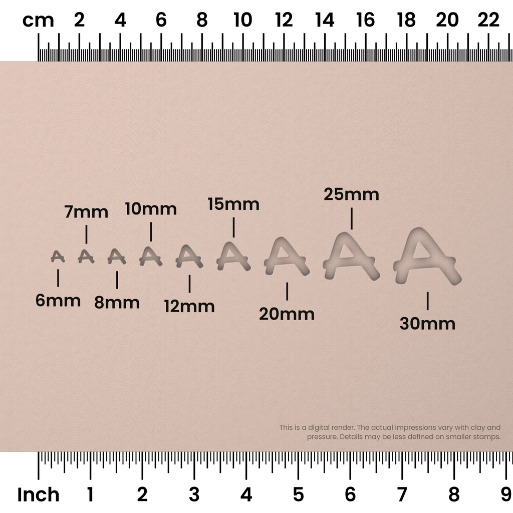 Gochi Hand | All Caps | Alphabet Stamp Sets
