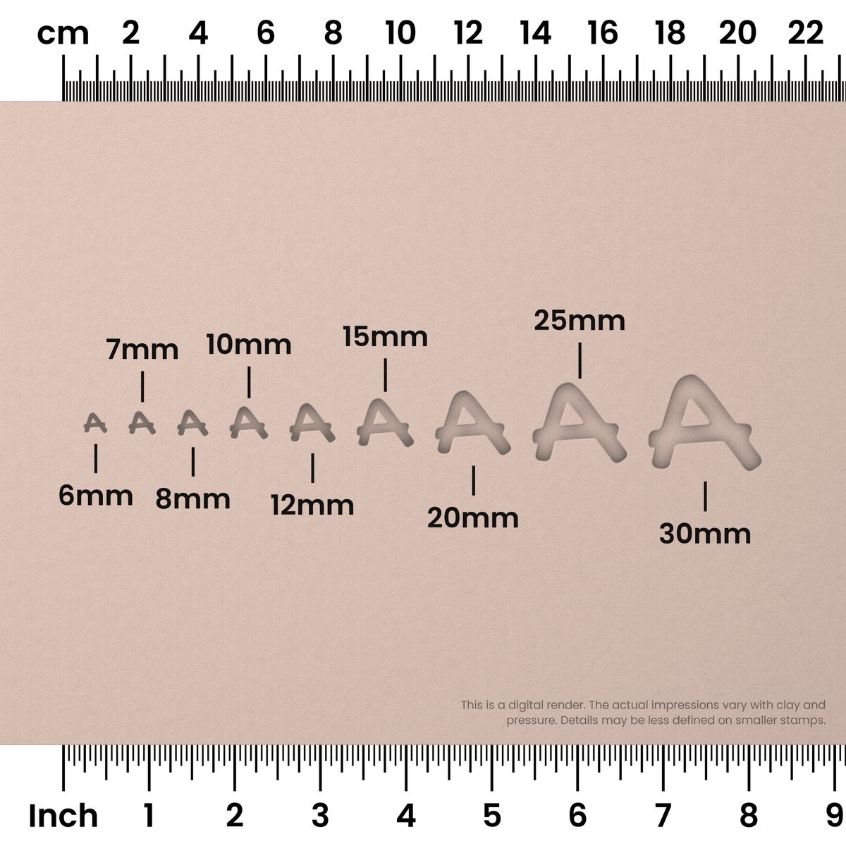 Gochi Hand | All Caps | Alphabet Stamp Sets