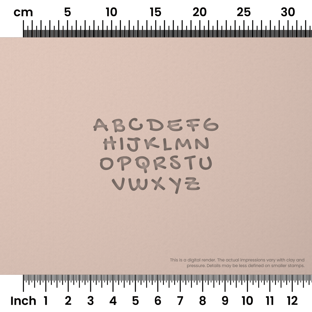 Gochi Hand | All Caps | Alphabet Stamp Sets