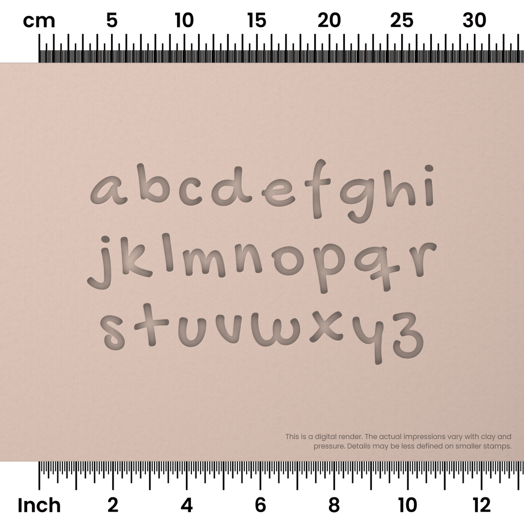 Gochi Hand | Lowercase | Alphabet Stamp Sets