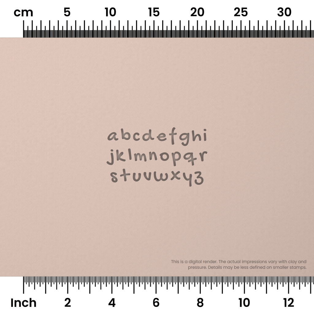 Gochi Hand | Lowercase | Alphabet Stamp Sets