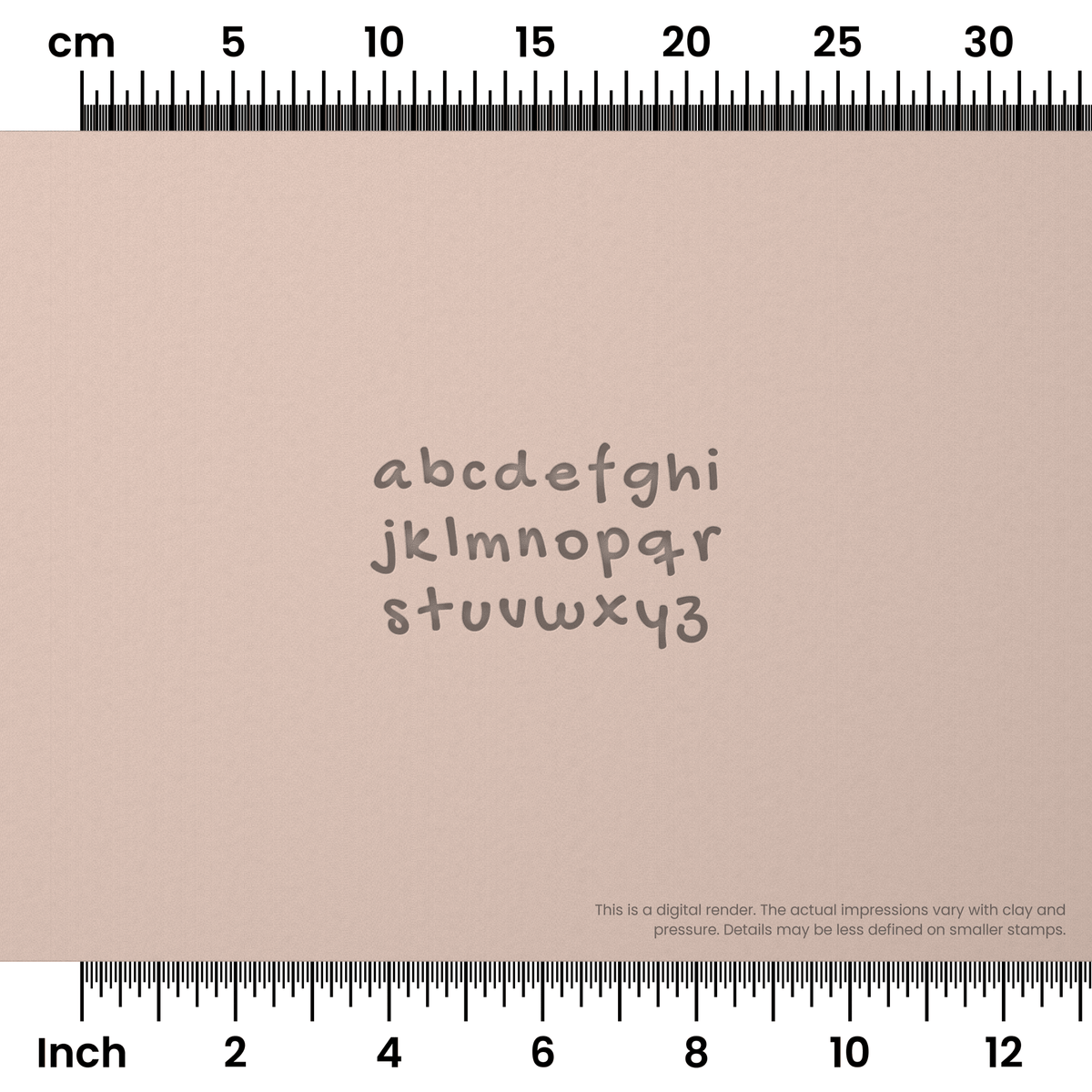 Gochi Hand | Lowercase | Alphabet Stamp Sets