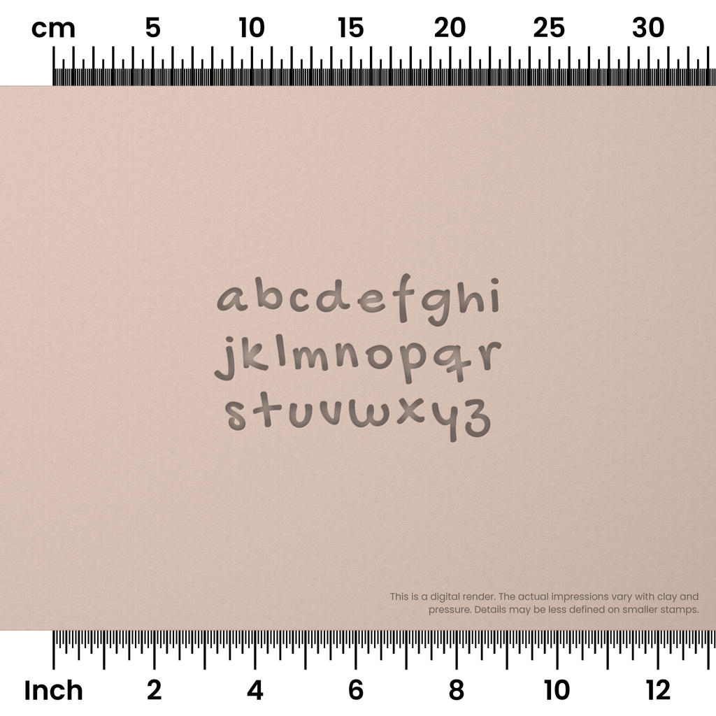 Gochi Hand | Lowercase | Alphabet Stamp Sets