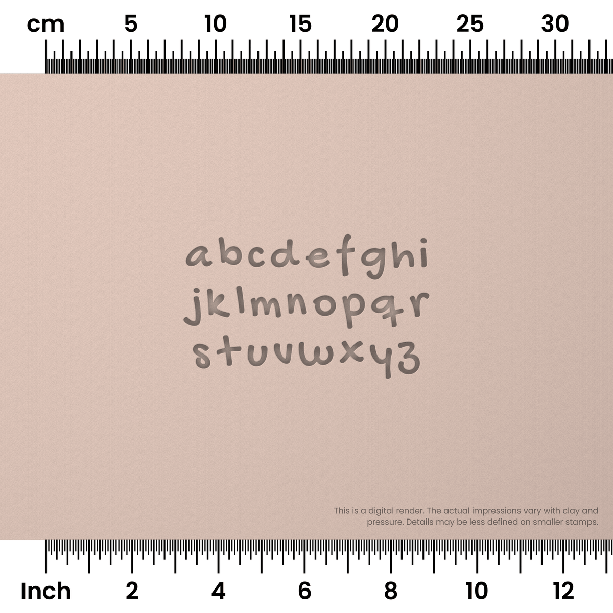 Gochi Hand | Lowercase | Alphabet Stamp Sets