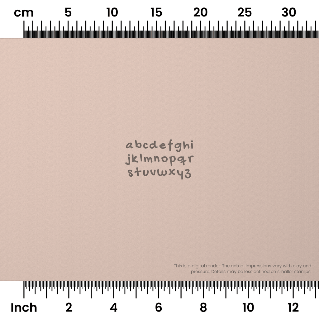 Gochi Hand | Lowercase | Alphabet Stamp Sets