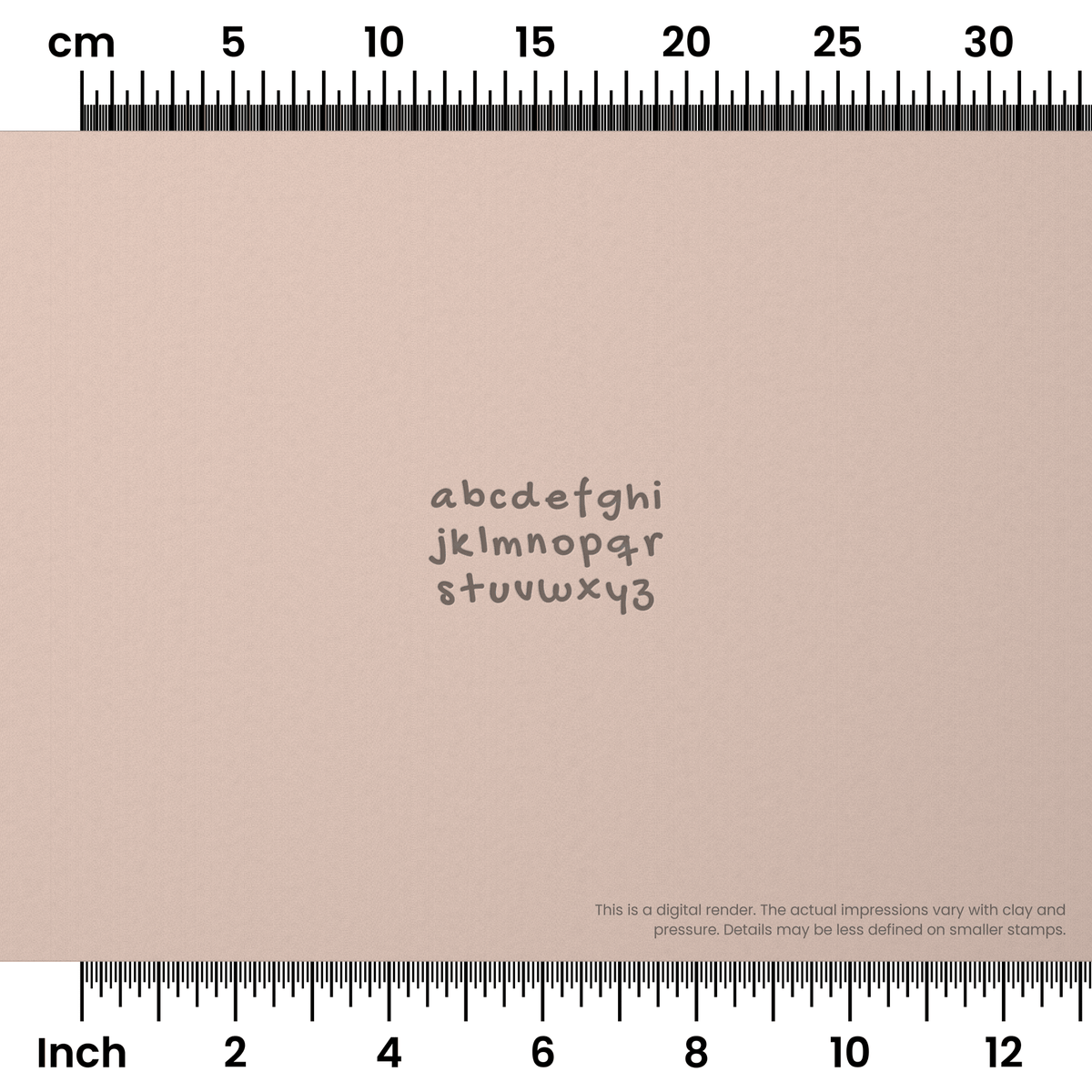 Gochi Hand | Lowercase | Alphabet Stamp Sets