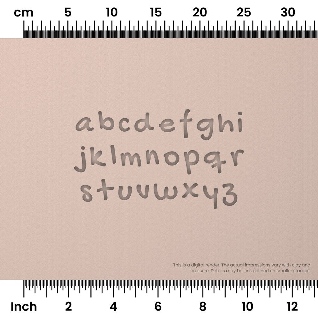 Gochi Hand | Lowercase | Alphabet Stamp Sets