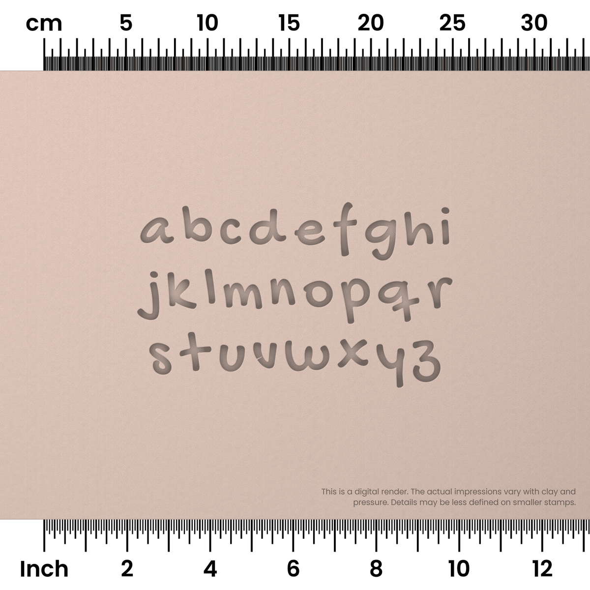 Gochi Hand | Lowercase | Alphabet Stamp Sets