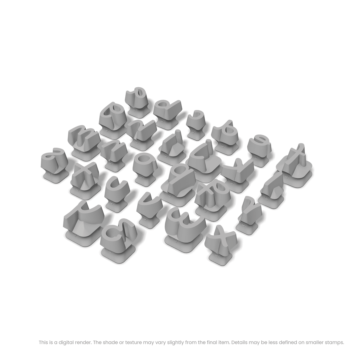 Gochi Hand | Lowercase | Alphabet Stamp Sets