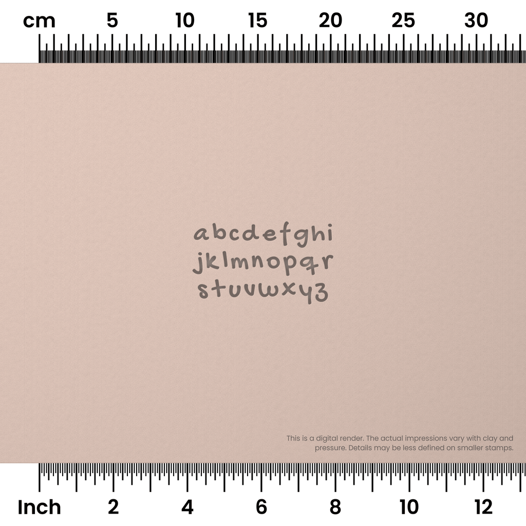 Gochi Hand | Lowercase | Alphabet Stamp Sets