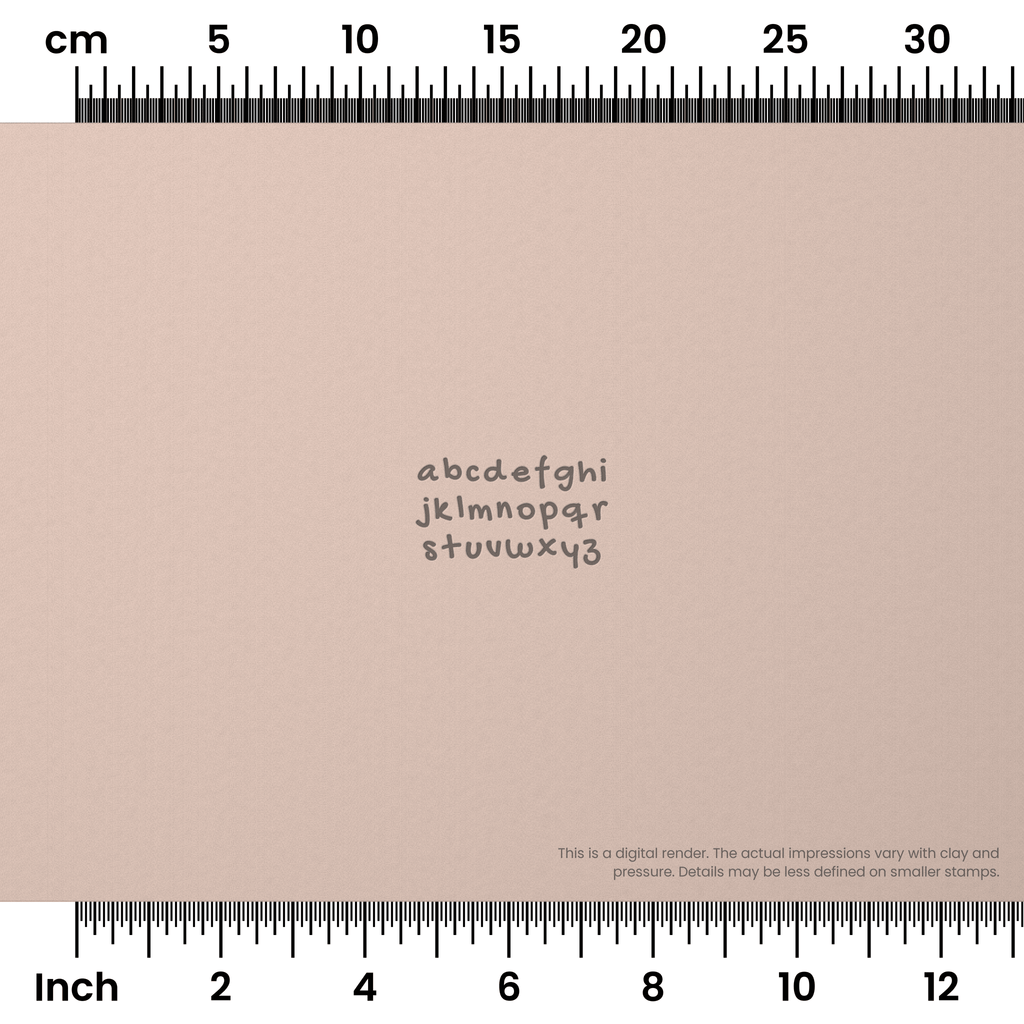 Gochi Hand | Lowercase | Alphabet Stamp Sets