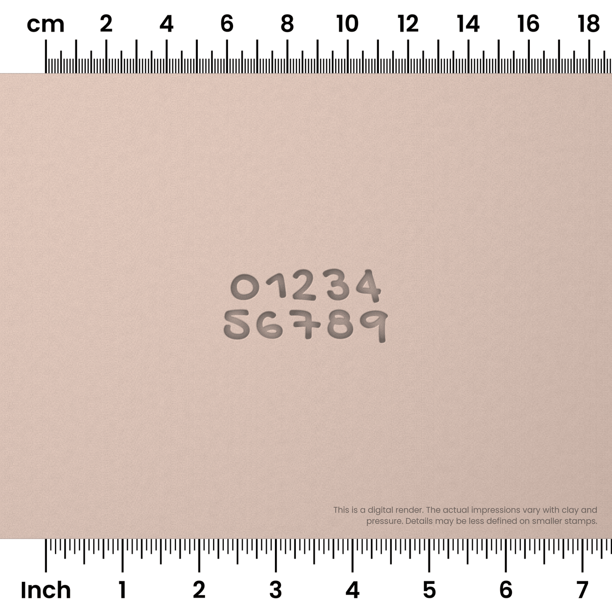 Gochi Hand | Number Stamp Sets