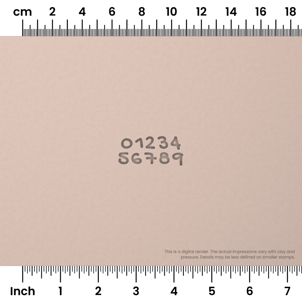 Gochi Hand | Number Stamp Sets