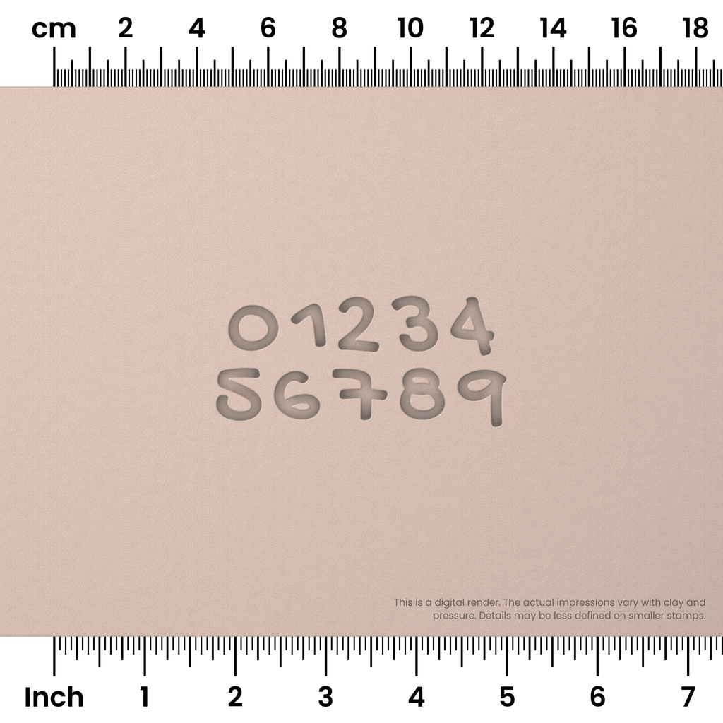 Gochi Hand | Number Stamp Sets