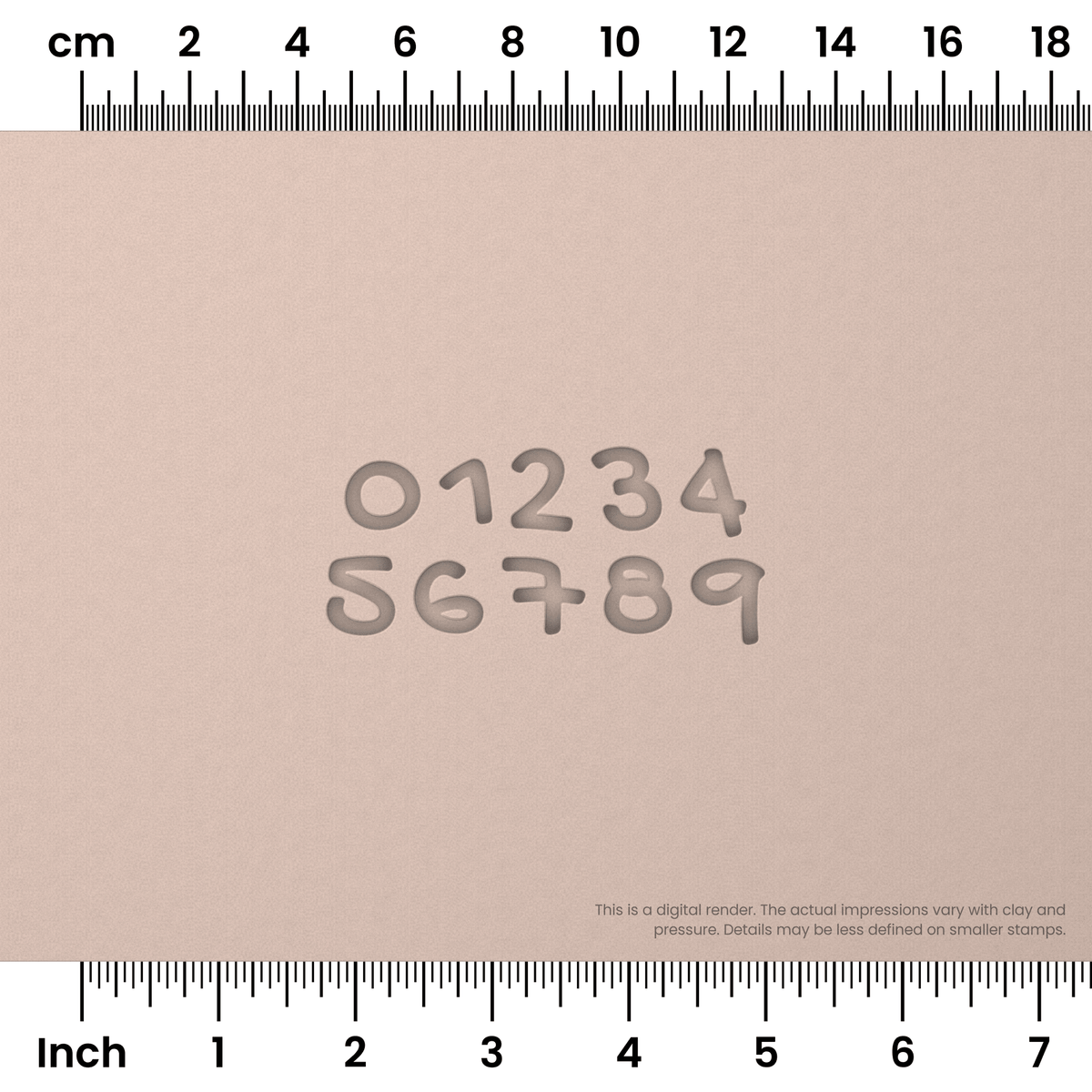 Gochi Hand | Number Stamp Sets