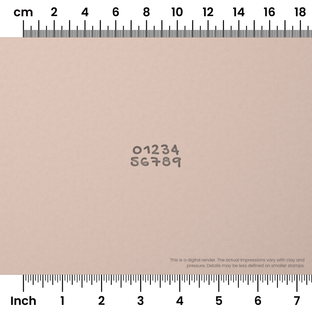 Gochi Hand | Number Stamp Sets