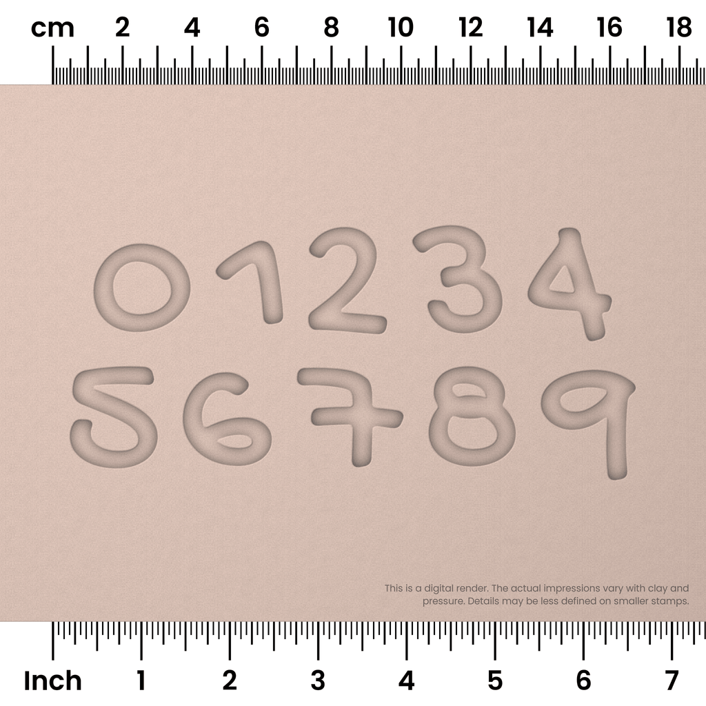 Gochi Hand | Number Stamp Sets
