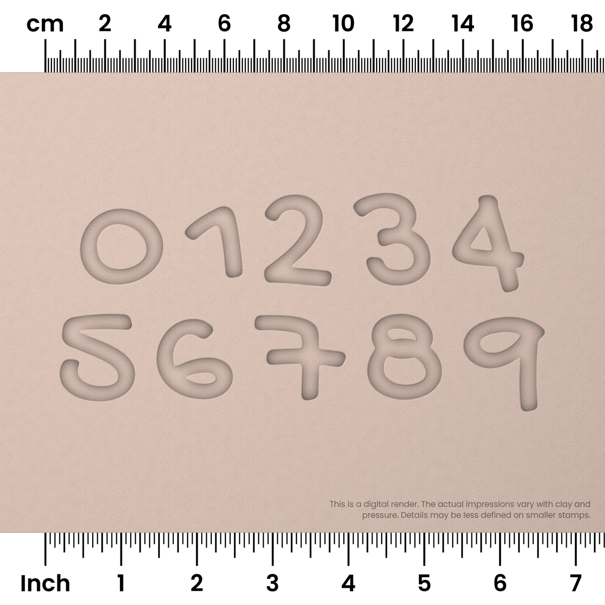 Gochi Hand | Number Stamp Sets