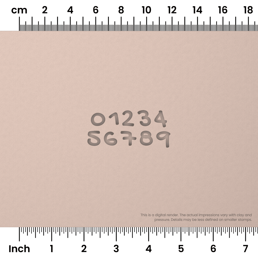 Gochi Hand | Number Stamp Sets