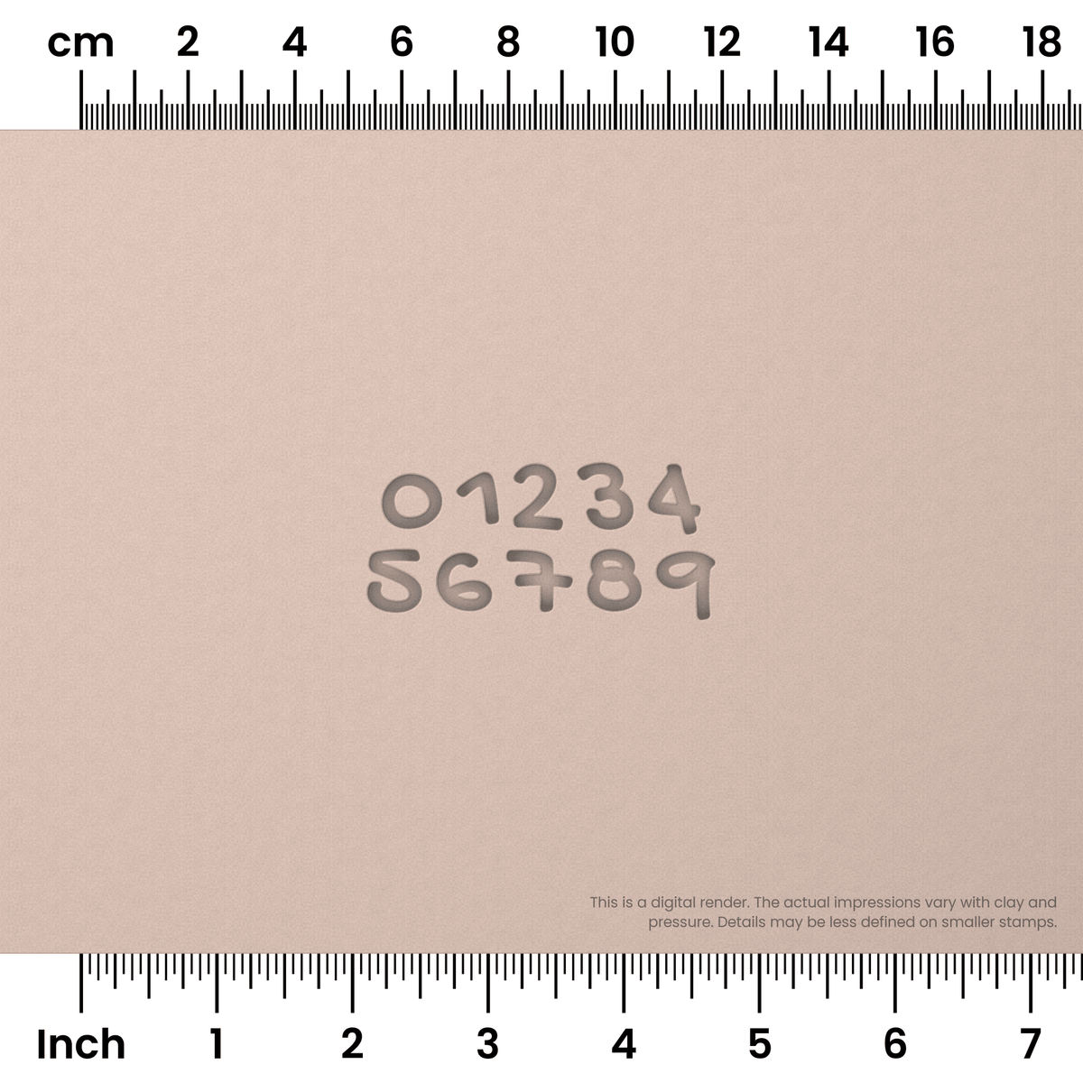Gochi Hand | Number Stamp Sets