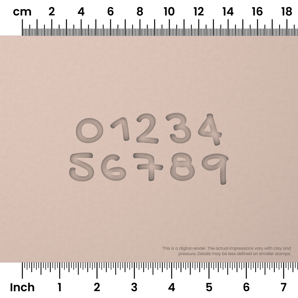 Gochi Hand | Number Stamp Sets