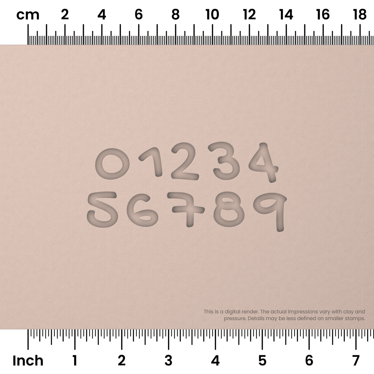 Gochi Hand | Number Stamp Sets