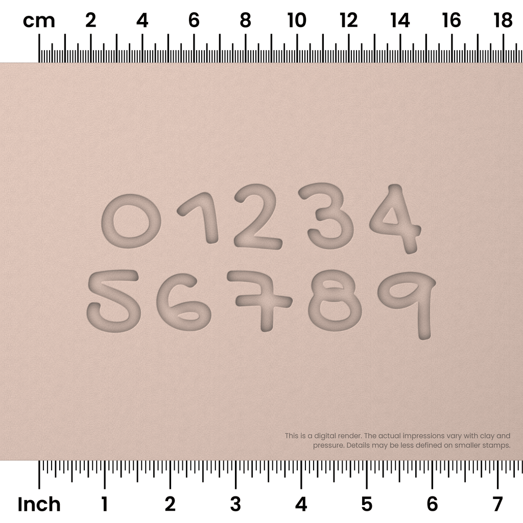 Gochi Hand | Number Stamp Sets