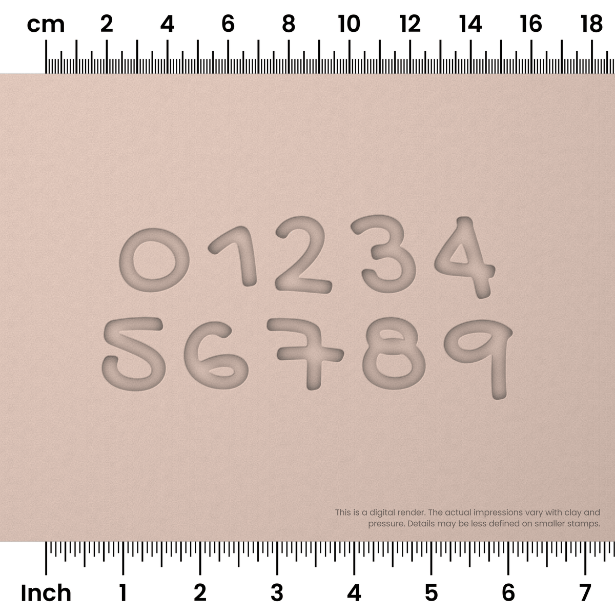 Gochi Hand | Number Stamp Sets