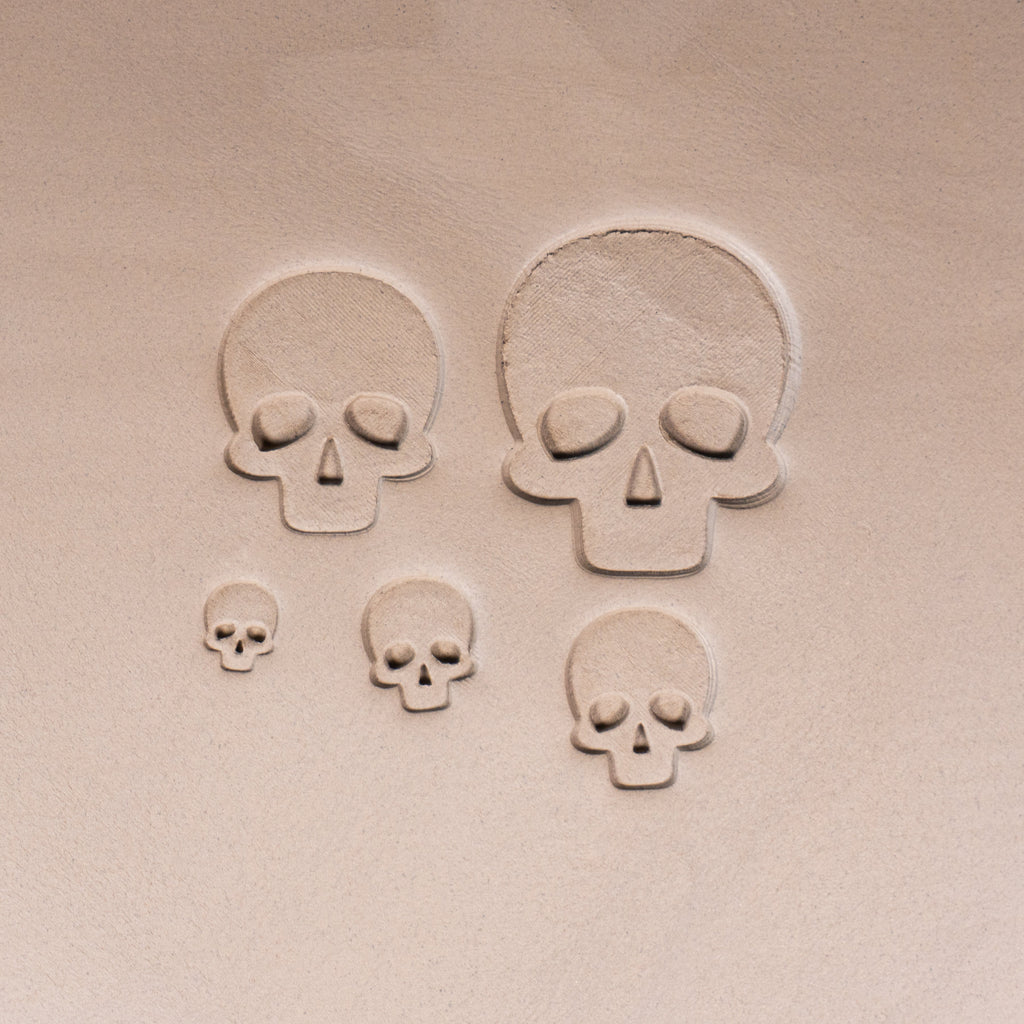 Halloween Human Skull Stamps