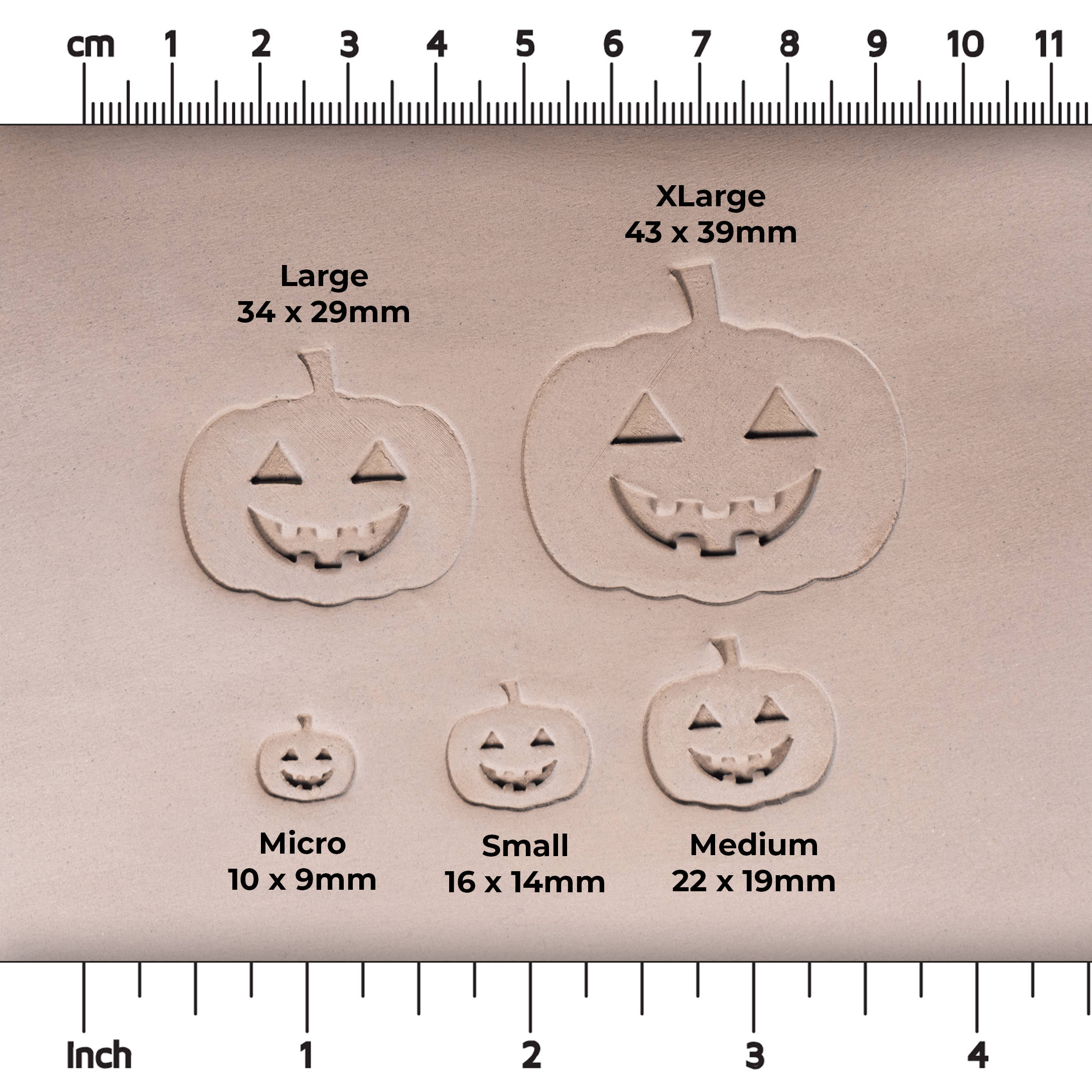 Halloween Jack-o-Lantern Pumpkin Stamps - Style #1
