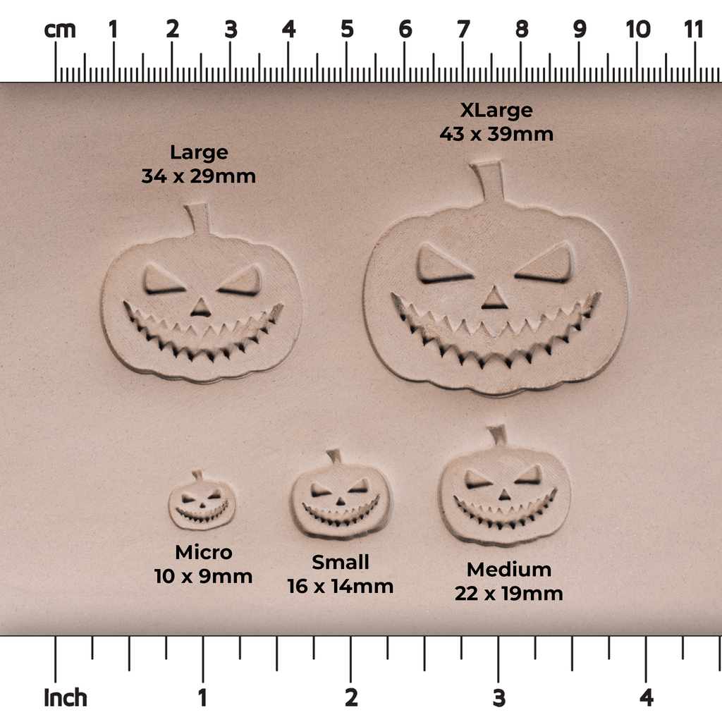 Halloween Jack-o-Lantern Pumpkin Stamps - Style #2