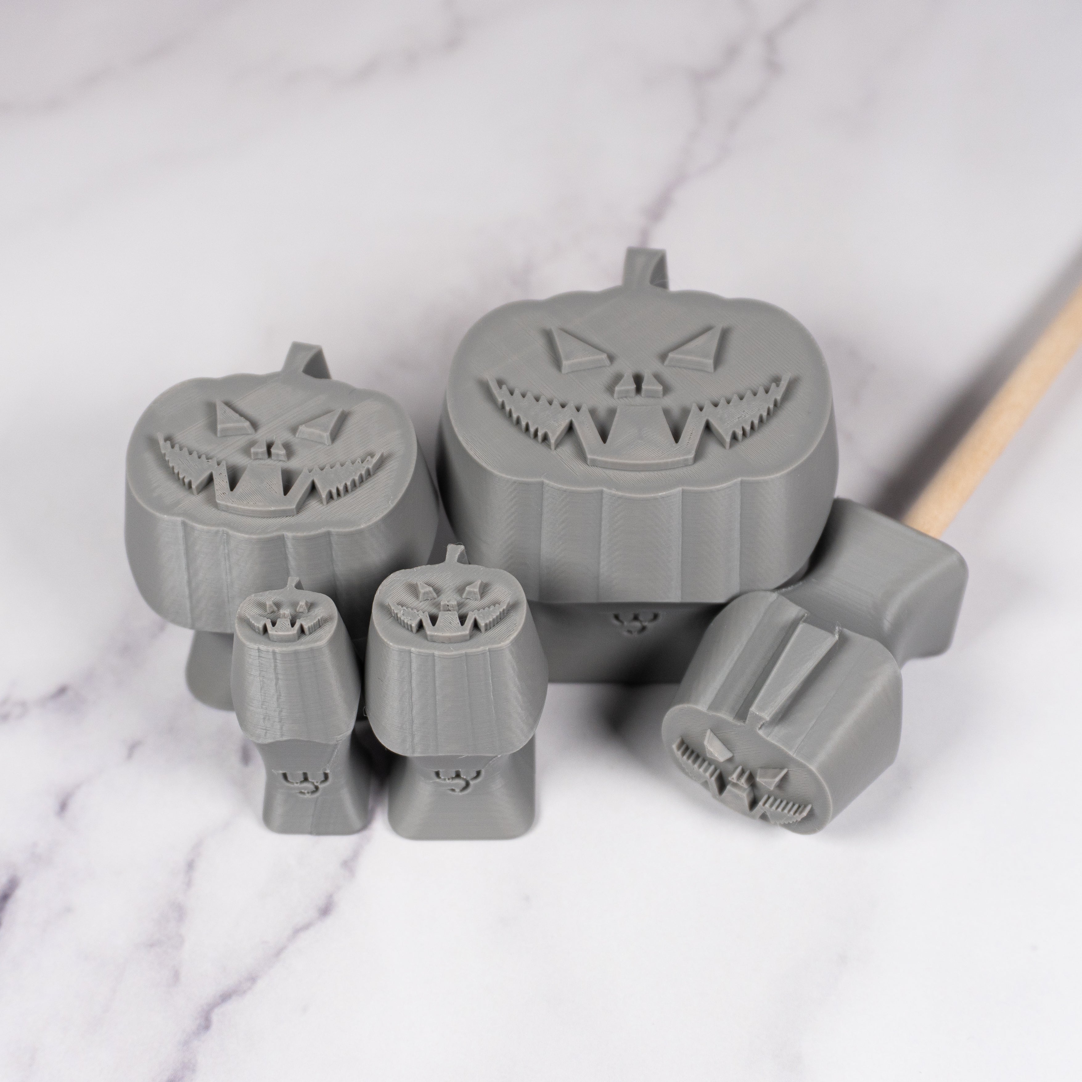 Halloween Jack-o-Lantern Pumpkin Stamps - Style #3