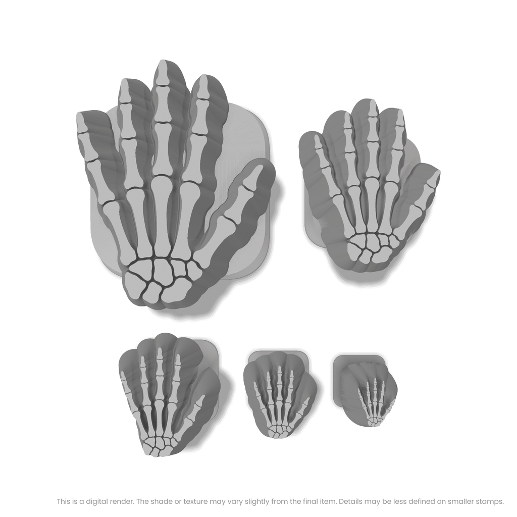 Halloween Skeleton Hand Stamps