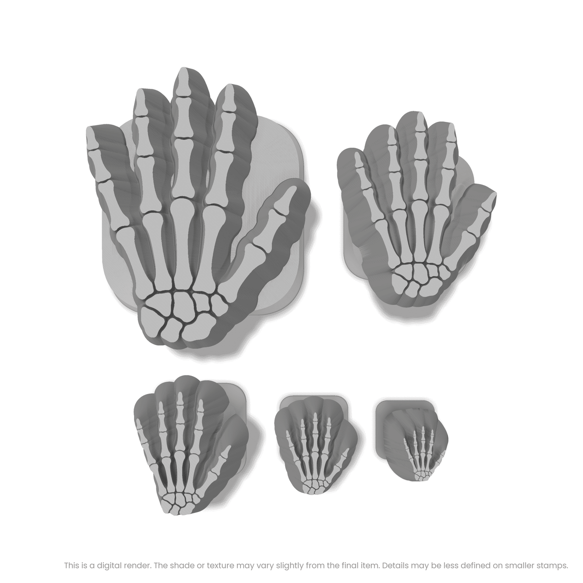 Halloween Skeleton Hand Stamps