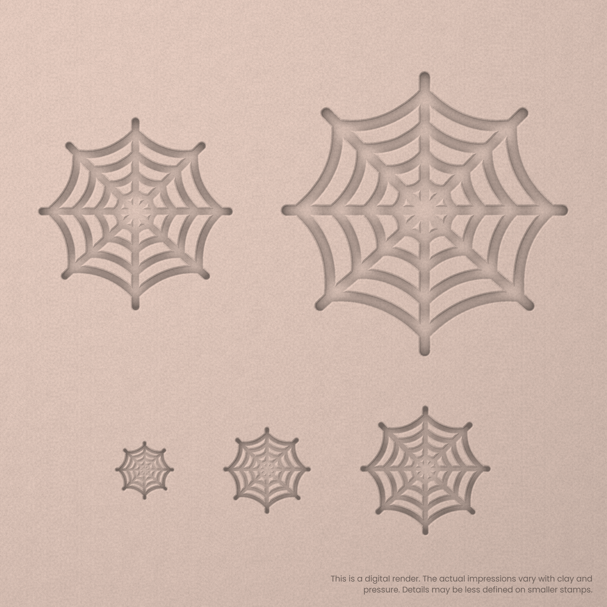 Halloween Spider Web Stamps